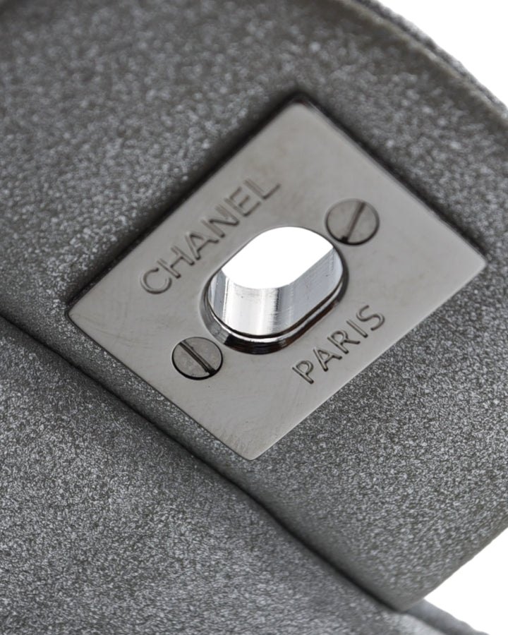 The Room - Chanel Timeless Vintage Handbag in Silver Leather &amp